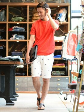 HAPPY西村さん（メンズ・180cm）の夏コーディネート