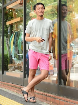 HAPPY西村さん（メンズ・180cm）の夏コーディネート