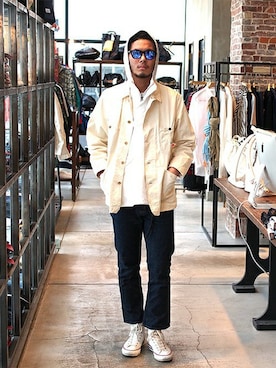 HAPPY西村さん（メンズ・180cm）の春コーディネート