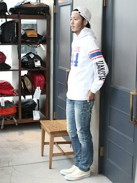 HAPPY西村さん（メンズ・180cm）の春コーディネート