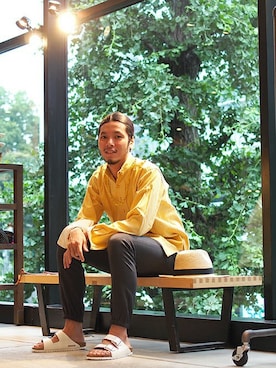 HAPPY西村さん(メンズ・180cm)の夏コーディネート