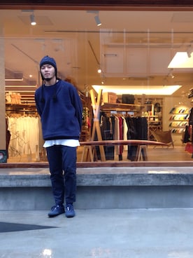 「パタゴニア」｜HAPPY西村さん（メンズ・180cm）の秋コーディネート