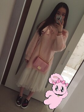 「Chiara Ferragni（キアラフェラーニ）のアイテム（その他）」を使った、christinebabyさん（レディース・168cm）の春コーディネート