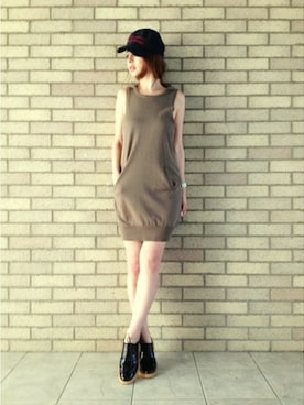 KAORI TACHIさん(レディース・160cm)の夏コーディネート