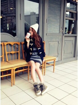 KAORI TACHIさん（レディース・160cm）の秋コーディネート