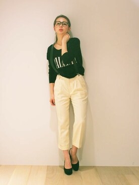 KAORI TACHIさん（レディース・160cm）の春コーディネート