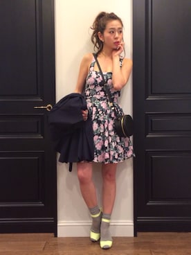 「reefur」｜「アイテム（ワンピース/ドレス）」を使った、KAORI TACHIさん（レディース・160cm）の春コーディネート
