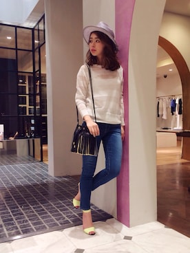 KAORI TACHIさん（レディース・160cm）の春コーディネート