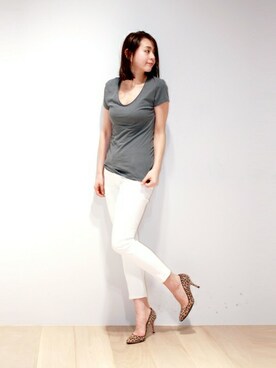 KAORI TACHIさん(レディース・160cm)の春コーディネート