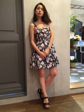 KAORI TACHIさん(レディース・160cm)の夏コーディネート