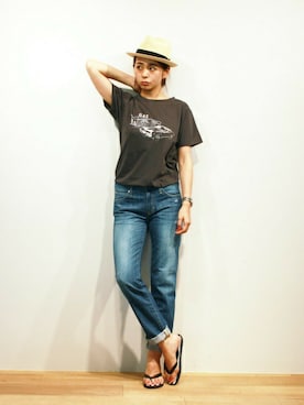 KAORI TACHIさん(レディース・160cm)の夏コーディネート