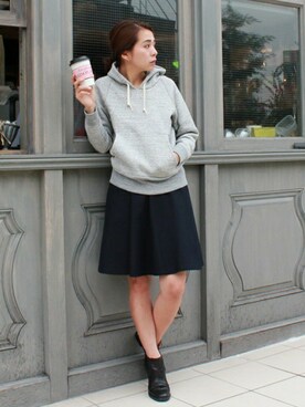 KAORI TACHIさん（レディース・160cm）の秋コーディネート