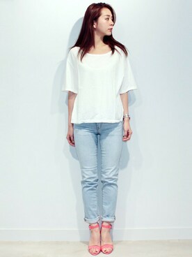 KAORI TACHIさん（レディース・160cm）の冬コーディネート