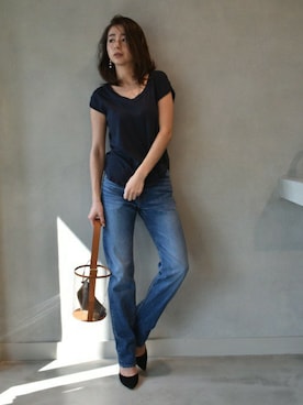 KAORI TACHIさん(レディース・160cm)の春コーディネート