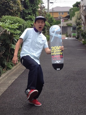「FTC（エフティーシー）のアイテム（シューズ）」を使った、岡田晋さん（メンズ・170cm）の春コーディネート
