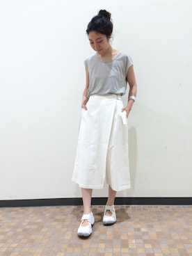 「Chaser（チェイサー）のアイテム」を使った、Yさん（レディース・162cm）の夏コーディネート