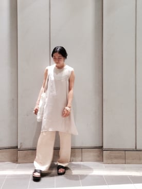 「Sheta（シータ）のアイテム（ワンピース/ドレス）」を使った、Yさん（レディース・162cm）の夏コーディネート