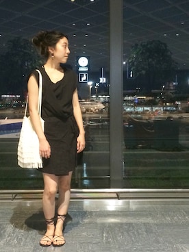 「Sheta（シータ）のアイテム（ワンピース/ドレス）」を使った、Yさん（レディース・162cm）の夏コーディネート