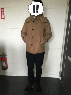 「SHIPS JET BLUE（シップスジェットブルー）のアイテム（ブーツ）」を使った、kazukixさん（メンズ・172cm）の冬コーディネート
