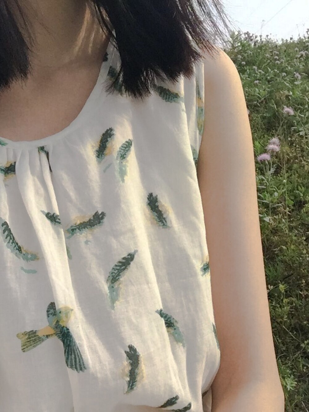 「CHEERのアイテム（ワンピース、ホワイト系）」を使った、Unlversoさん（レディース・170cm）の春コーディネートの1枚目の写真