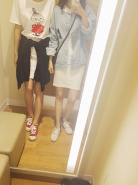 「ADER（アデル）のアイテム（ジャケット/アウター）」を使った、Unlversoさん（レディース・170cm）の夏コーディネート