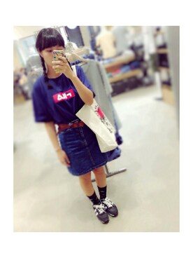 あらかわみか（みかんぬ）さん（レディース・159cm）の夏コーディネート