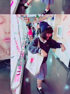 あらかわみか（みかんぬ）さん（レディース・159cm）の春コーディネート