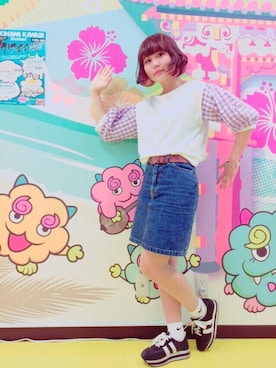 あらかわみか（みかんぬ）さん（レディース・159cm）の春コーディネート