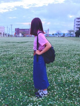 あらかわみか（みかんぬ）さん（レディース・158cm）の春コーディネート