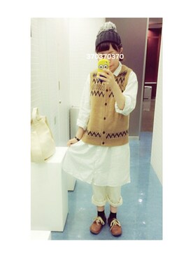 370さん（レディース・152cm）の秋コーディネート