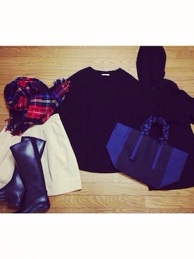 🅨Ⓤ🅒🅞さん（レディース・157cm）の冬コーディネート