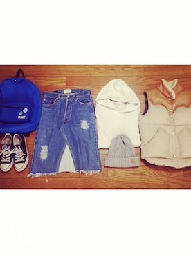 🅨Ⓤ🅒🅞さん（レディース・157cm）の冬コーディネート