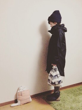 「UGG」｜「アイテム（モッズコート）」を使った、🅨Ⓤ🅒🅞さん（レディース・157cm）の秋コーディネート