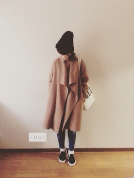 🅨Ⓤ🅒🅞さん（レディース・157cm）の冬コーディネート