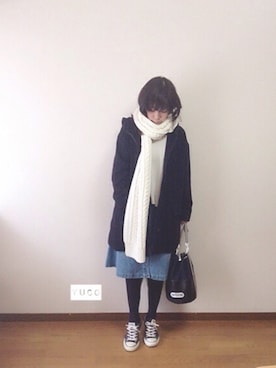 🅨Ⓤ🅒🅞さん（レディース・157cm）の冬コーディネート