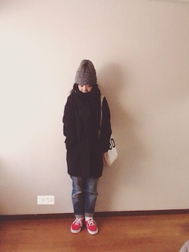 🅨Ⓤ🅒🅞さん（レディース・157cm）の冬コーディネート