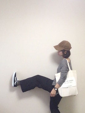 「STUDIOUS（ステュディオス）のアイテム（腕時計）」を使った、🅨Ⓤ🅒🅞さん（レディース・157cm）の秋コーディネート