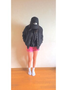 「ショートパンツ」｜ミイさん（レディース・158cm・10代）の冬コーディネート