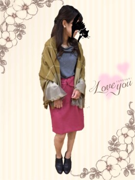 「アイテム（ブーティ）」を使った、AINAさん（レディース・152cm・20代）の秋コーディネート