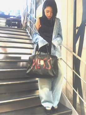 「stud.（スタッド）のアイテム（ワンピース/ドレス）」を使った、yurina katsuraさん（レディース・165cm）の夏コーディネート