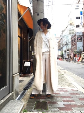 「Adonisis（アドニシス）のアイテム」を使った、yurina katsuraさん（レディース・165cm）の秋コーディネート