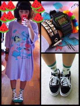 くみこさん（レディース・150cm）の夏コーディネート