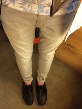 「UNKNOWN.（アンノウン）のアイテム（その他）」を使った、Jasonさん（メンズ・180cm）の春コーディネート