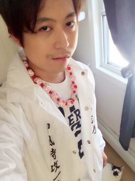 「UNKNOWN.（アンノウン）のアイテム（その他）」を使った、Jasonさん（メンズ・180cm）の春コーディネート