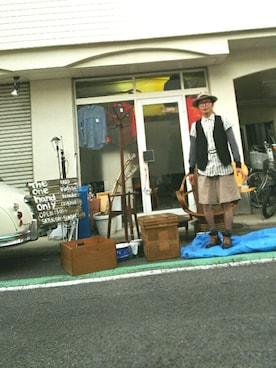 「アイテム（ベスト）」を使った、nobuyuki hayashiさん（メンズ・174cm）の秋コーディネート