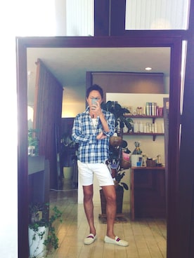 「Menghi（メンギー）のアイテム」を使った、Tatsuyaさん（メンズ・173cm）の春コーディネート