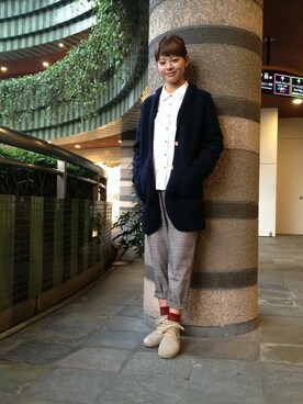 FUKUOKA STAFF4さん(レディース・163cm)の秋コーディネート
