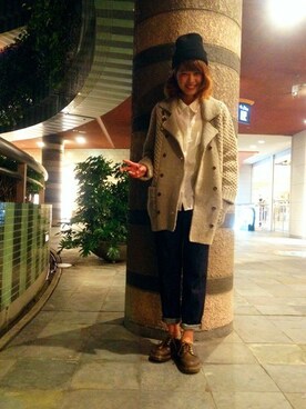 FUKUOKA STAFF4さん（レディース・163cm）の秋コーディネート