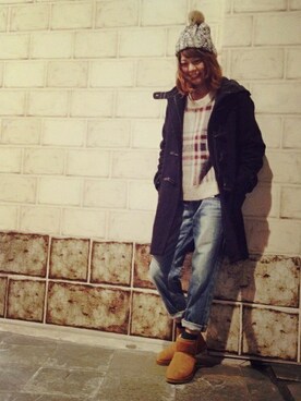 FUKUOKA STAFF4さん（レディース・163cm）の秋コーディネート