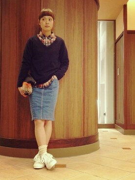 FUKUOKA STAFF4さん（レディース・163cm）の冬コーディネート